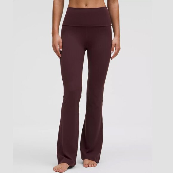 NWT Groove Nulu Foldover-Waist Flared Pant - Picture 1 of 6